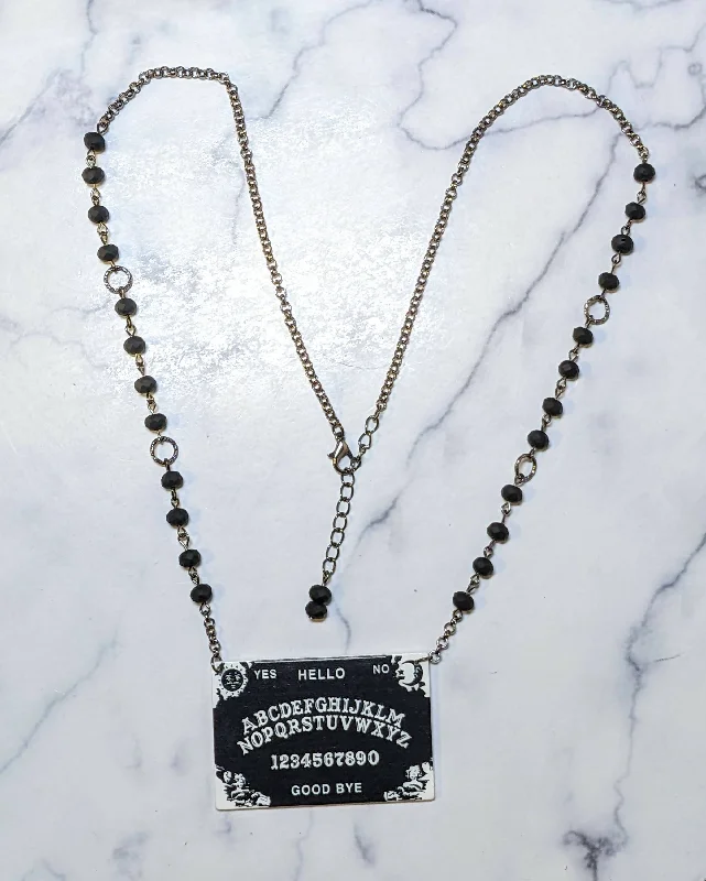 delicate necklaces for women-Ouija Board Necklace