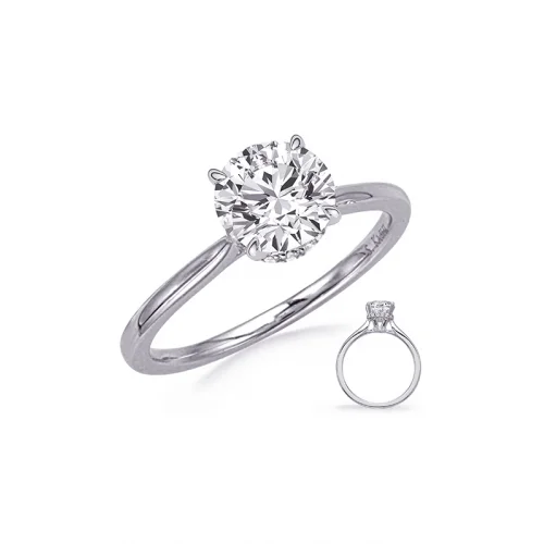 S Kashi & Sons Halo - Hidden Engagement Ring EN8344-2