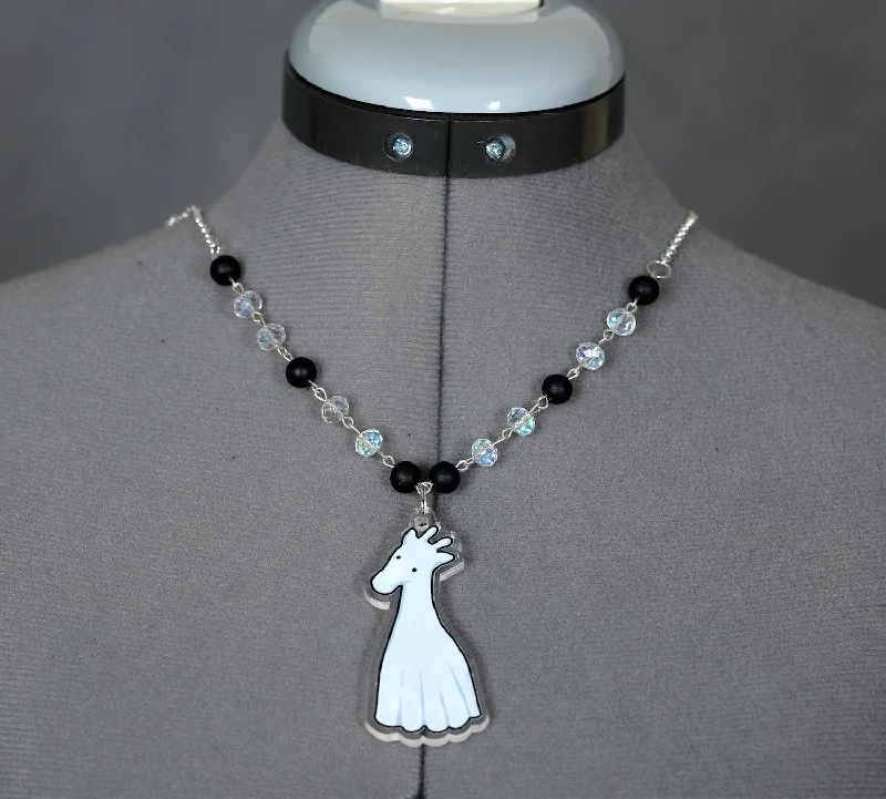 fashion necklaces for women-Instant Shipping! Spooky Party at the Zoo Necklace (5 Animals)