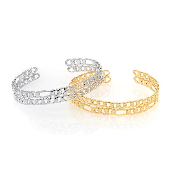 fine jewelry bracelets for women-Chainy Bangle