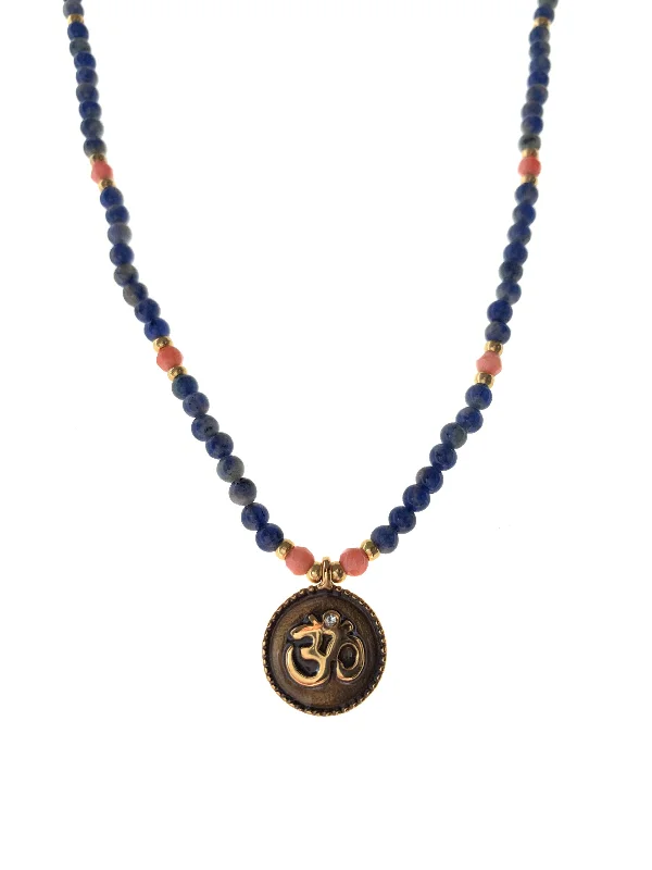 antique necklaces for women-Om Necklace