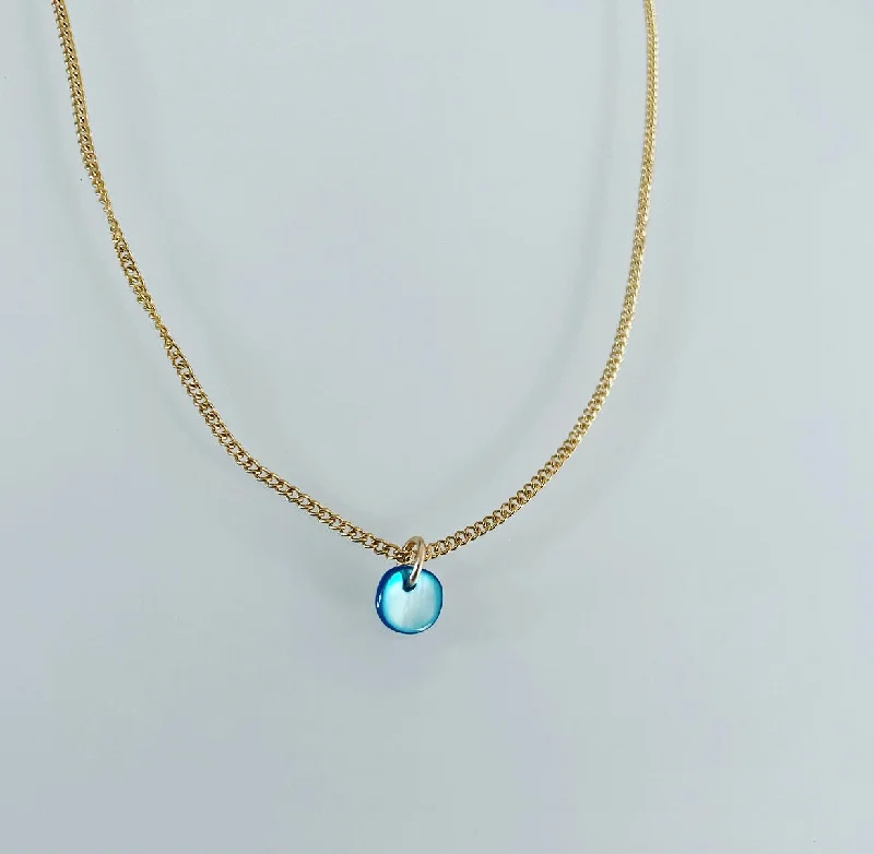 adjustable necklaces for women-Mini Drip Necklace - WATER RESISTANT