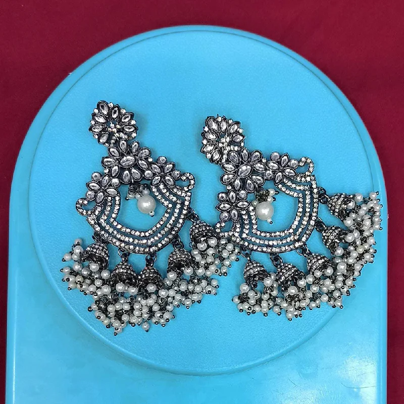 fashion earrings for women-Pooja Bangles Oxidised  Plated Dangler Earrings