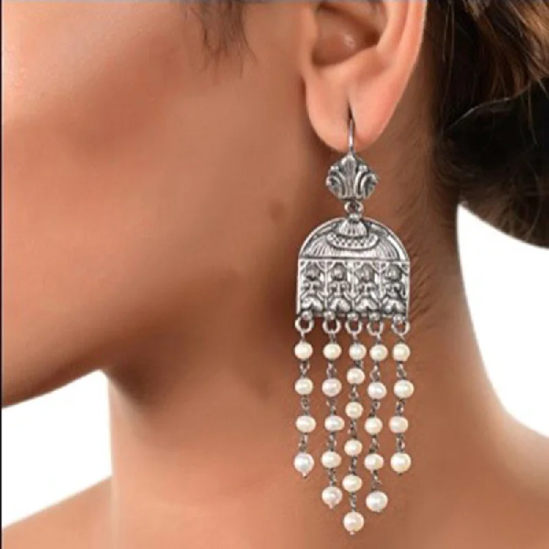 classic stud earrings for women-Silver Mountain 925 Sterling Silver Dangler Earrings