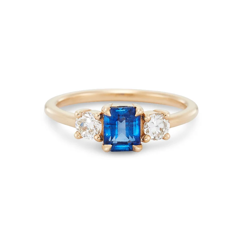 The Ava, Three Stone Engagement Ring, 1.07 carats