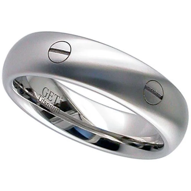 gemstone diamond engagement rings for women-Mens Titanium Ring - 2204SH