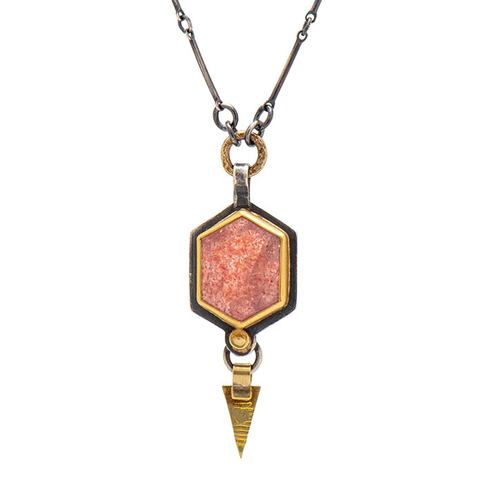 trendy necklaces for women-Sunstone Necklace