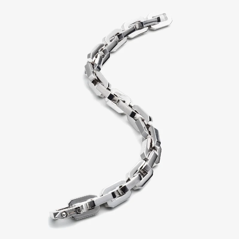 silver bracelets for women-SUPRA LINK BRACELET