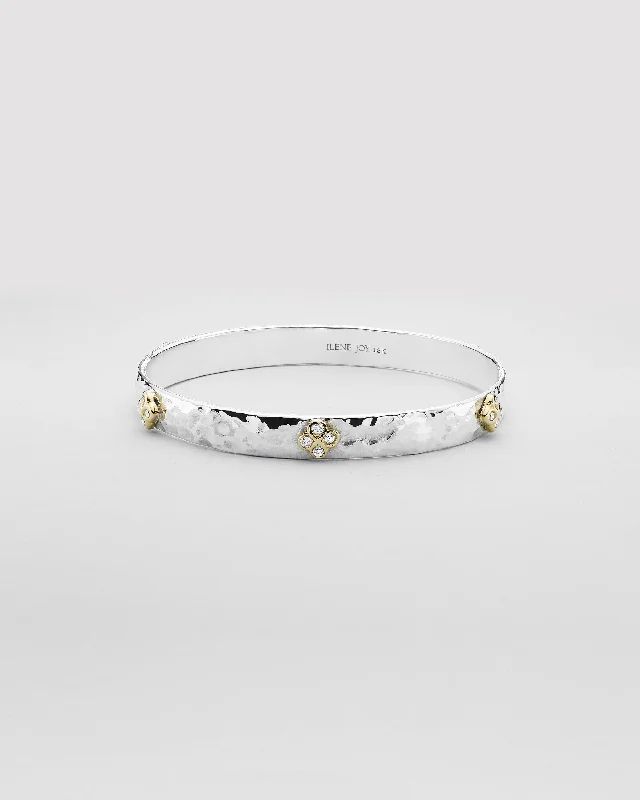 pearl bracelets for women-Bracewell Fleur Bangle