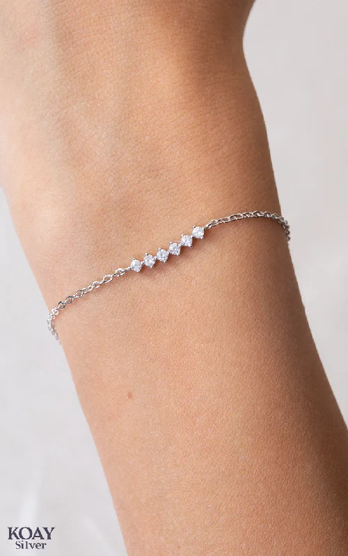 fashion bracelets for women-Zircon (012) Bracelet