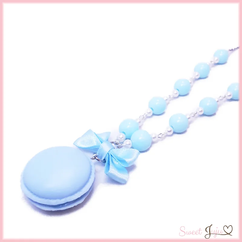 gemstone crystal necklaces for women-Macaron Necklace