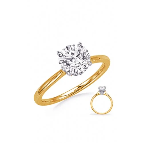 S Kashi & Sons Halo - Hidden Engagement Ring EN8389-15YW