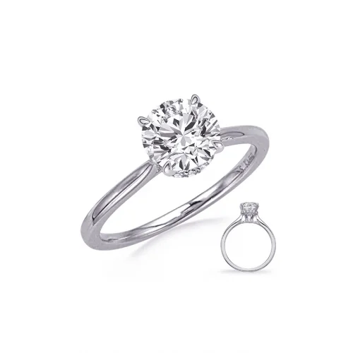 S Kashi & Sons Halo - Hidden Engagement Ring EN8344-1WG