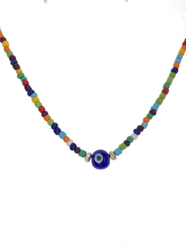 luxury necklaces for women-Candylicious necklace blue eye