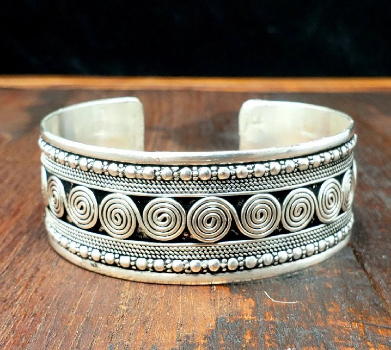 chunky bangles for women-Tibetan Infinity Bracelet