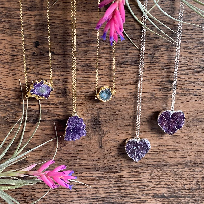 meaningful necklaces for women-Amethyst Necklace Collection