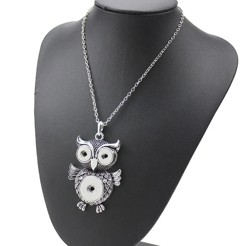 wedding necklaces for women-New Fashion Owl Pendant Necklace - Retro Charms Necklaces (Many Designs Available)