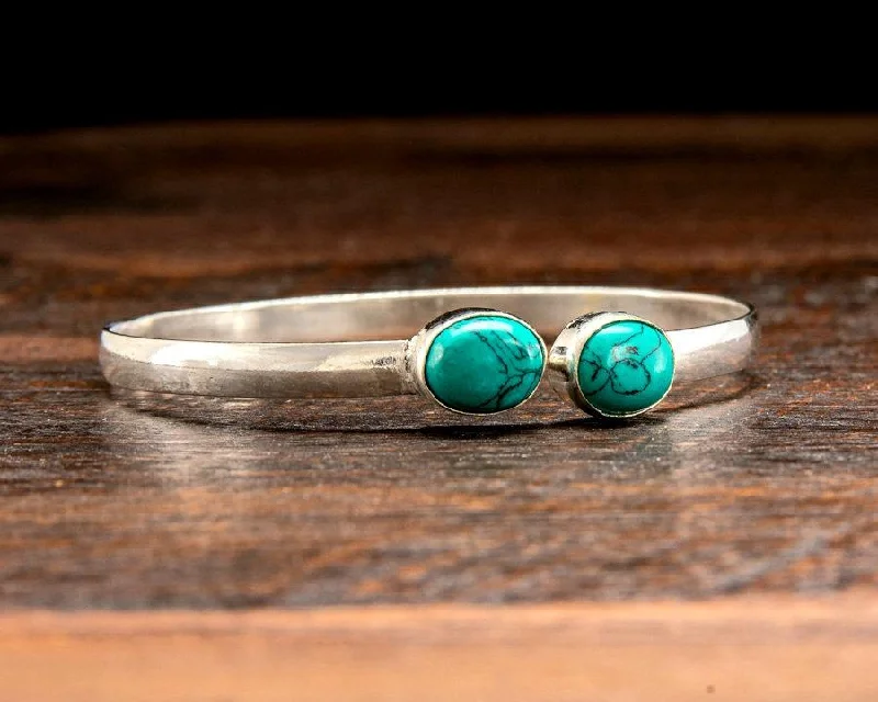 cuff bracelets for women-Turquoise Chennai Bracelet