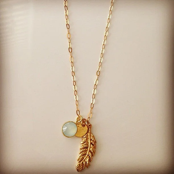 elegant gold necklaces for women-Wind Sea Earth Necklace