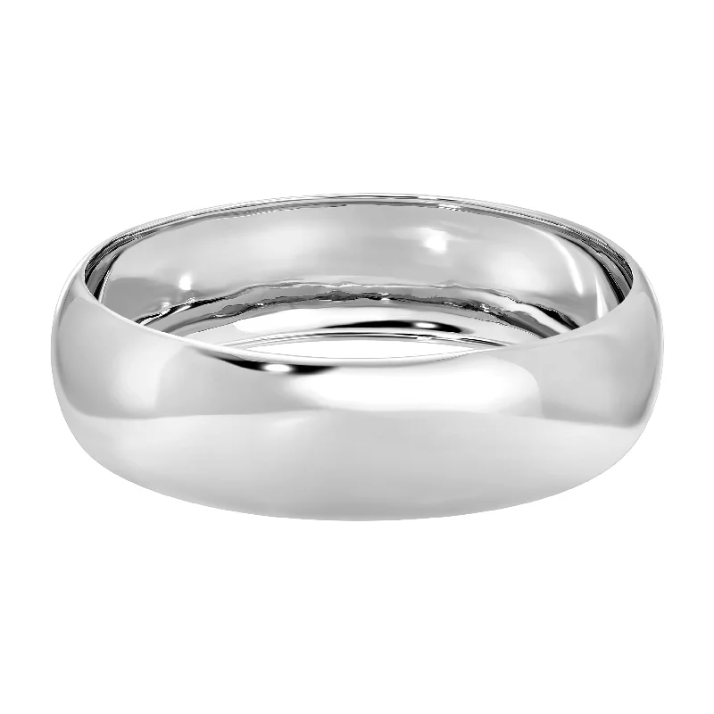 modern bangles for women-The Bangle Bracelet - Silver