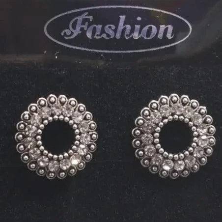 trendy stud earrings for women-Tahura Oxidised Plated Stud Earrings