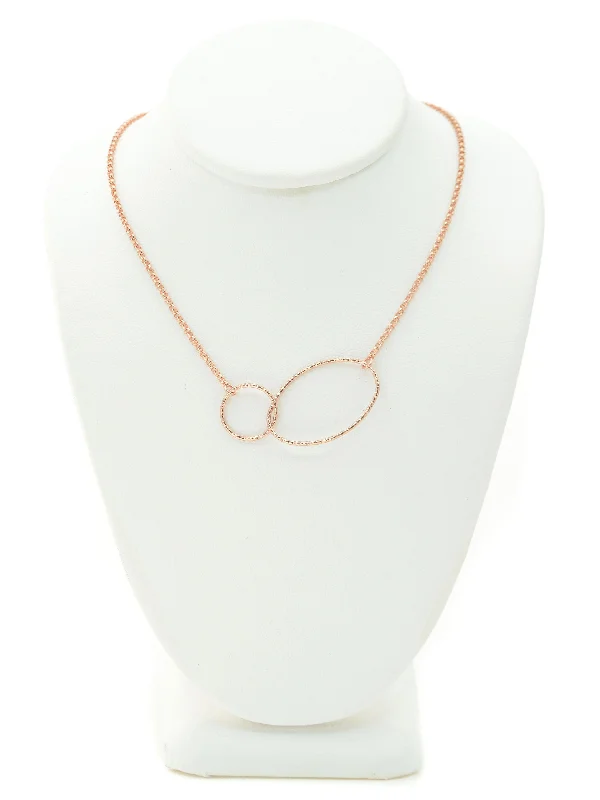 star necklaces for women-Rose Gold Modern Shapes Necklace