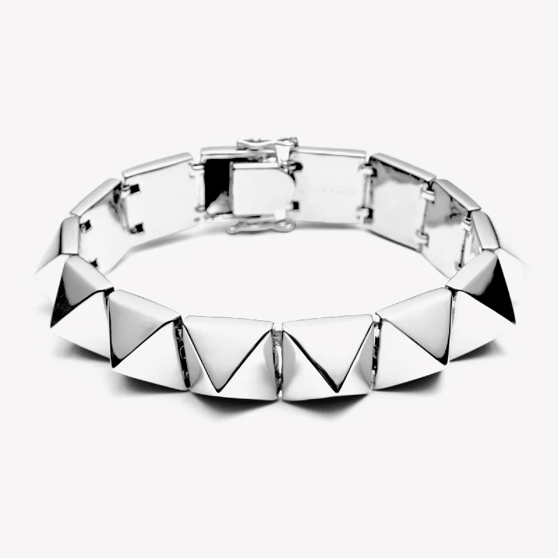 minimalist bracelets for women-PYRAMID BRACELET