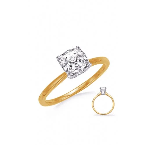 S Kashi & Sons Halo - Hidden Engagement Ring EN8389-6.5MCUYW